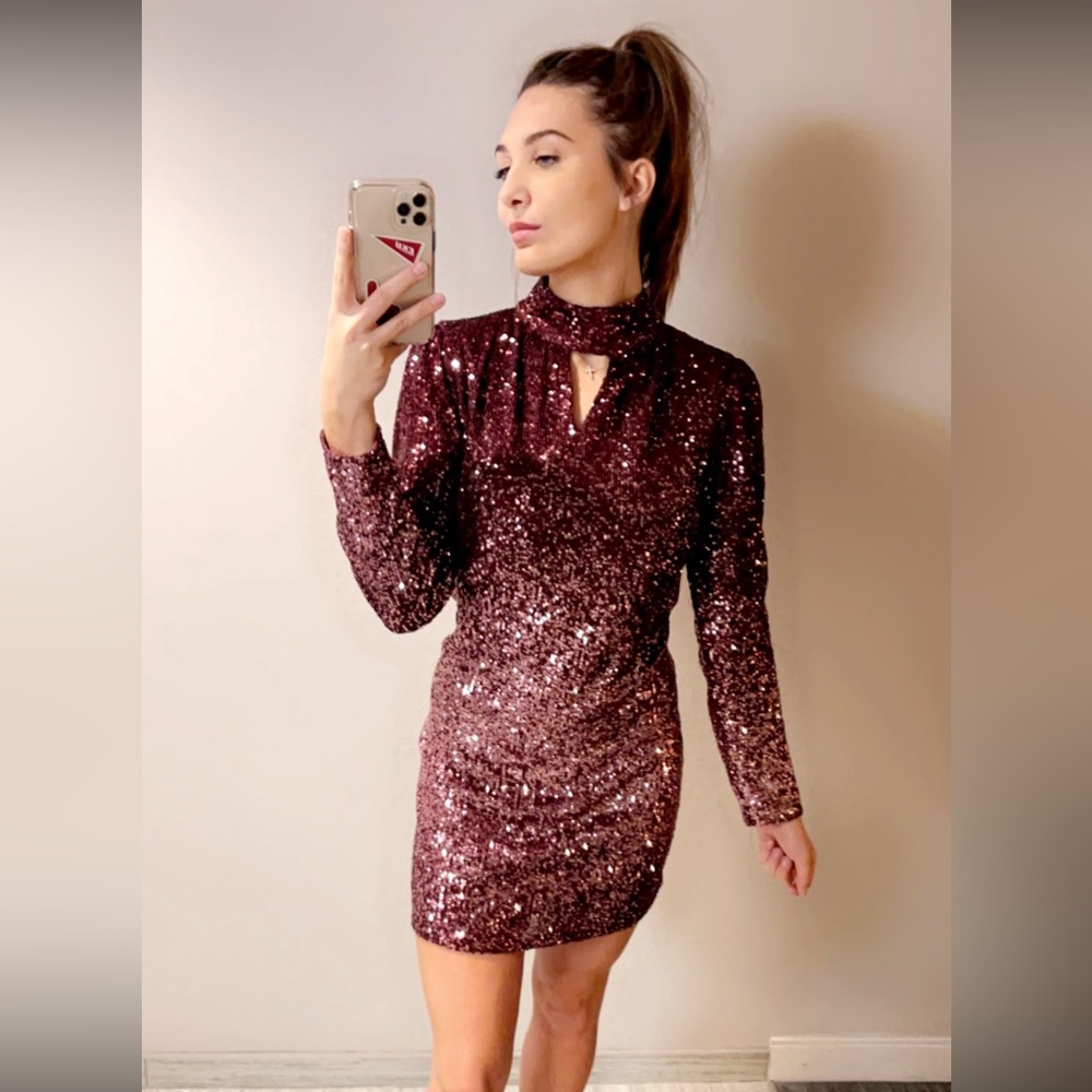 Cable & Gauge Sequin Dress